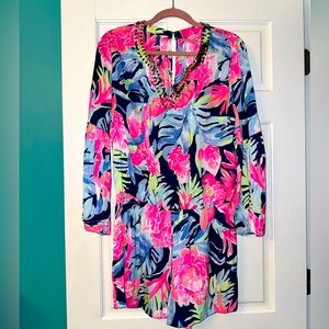 Lilly Pulitzer floral romper - medium